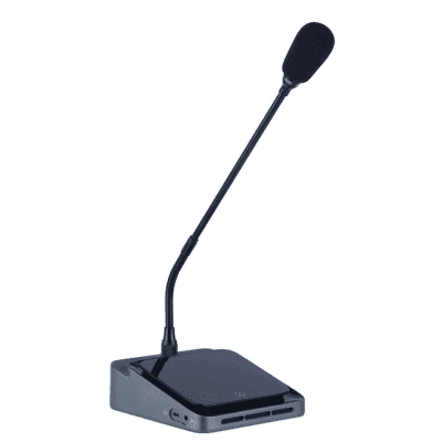 Micrófono Mano Inalámbrico | Rango Frecuencia 470-510MHz, 540-590MHz, 640-690MHz, 807-830MHz | Potencia Salida ≥10dBm | Autonomía >10 Horas | Mute Automático por Caída | Display OLED | 7 Niveles Potencia Aju