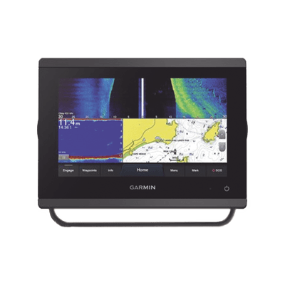 Plotter de Navegación GPSMAP 723xsv / Pantalla Táctil WSVGA 7" / Resolución 1024x600 / Compatible con GPS, GLONASS y Galileo / Receptor de Alta Sensibilidad 10 Hz / Compatible con NMEA 2000 y NMEA 0183 / Sonda CHIRP Integrada / 