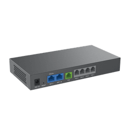 Gateway Analógico 4 FXO (Conectar Lineas Analógicas) / Puertos FXO y FXS / 3 Perfiles SIP / NAT / PoE / TR069 / Fax T.38 / 3 Vías Conferencia / AES / Failover SIP