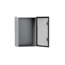 Gabinete de Uso Exterior MAS 600 x 400 x 240 mm NEMA 4/12/13; IP66; IK10 de Acero Dulce 1.5 mm con Platina de Montaje Incluida Color Gris Claro
