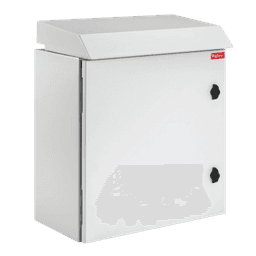 Gabinete Rack 12 UR ProTek Tipo 3R Exterior con Ventiladores y Termostato / 61.2 cm x 60 cm x 61 cm (24.09 in x 23.6 in x 24 in) / Acero Gris RAL 7035 / Protección IP32 IK10