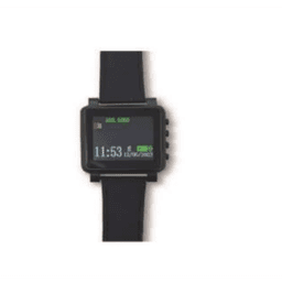 Reloj Receptor Inalámbrico de Muñeca / Display LCD a Color / Batería Recargable / Indicación Visual y Acústica de Alarmas / Almacena hasta 3000 Caracteres / Conexión Inalámbrica por Radiofrecuencia