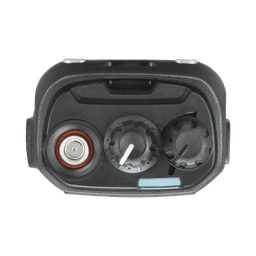 Radio portátil UHF 400-470 MHz, Analógico, 5 Watts, 64 Canales, GPS*, IP55, MIL-STD-810, Inc. antena, batería, cargador y clip