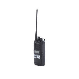 Radio portátil UHF 400-470 MHz, Analógico, 5 Watts, 260 Canales, 9 Teclas, GPS, IP55, MIL-STD-810, GPS*, Inc. antena, batería, cargador y clip