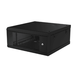 Gabinete de Pared con Puerta Perforada, 635mm de Profundidad, 4U Rack de 19&#039;&#039;, Acero Reforzado