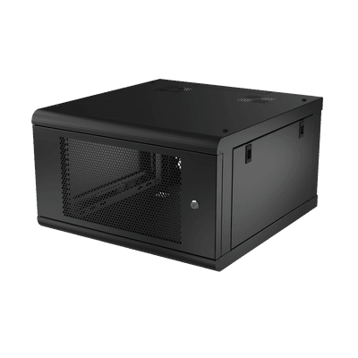 Gabinete de Pared con Puerta Perforada, 635mm de Profundidad, 6U Rack de 19&#039;&#039;, Acero Reforzado
