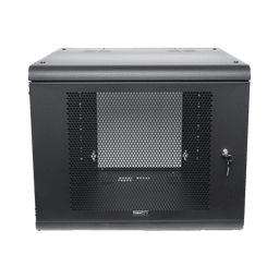 Gabinete de Pared con Puerta Perforada, 635mm de Profundidad, 9U Rack de 19&#039;&#039;, Acero Reforzado