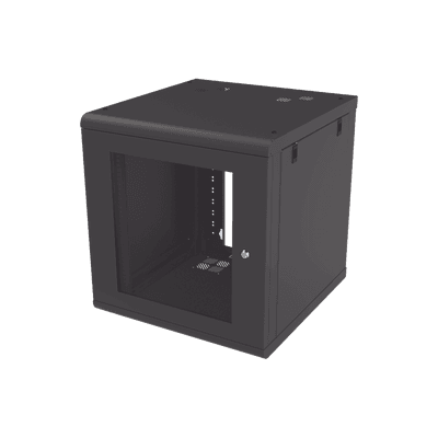 Gabinete de Pared 12U de 635 mm de Profundidad, Rack de 19&#039;&#039; en Acero Reforzado: Compacto y Resistente para Soluciones Profesionales