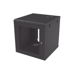 Gabinete de Pared 12U de 635 mm de Profundidad, Rack de 19&#039;&#039; en Acero Reforzado: Compacto y Resistente para Soluciones Profesionales