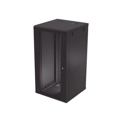 Gabinete de Pared 24U de 635 mm de Profundidad, Rack de 19&#039;&#039; en Acero Reforzado: Compacto y Resistente para Soluciones Profesionales