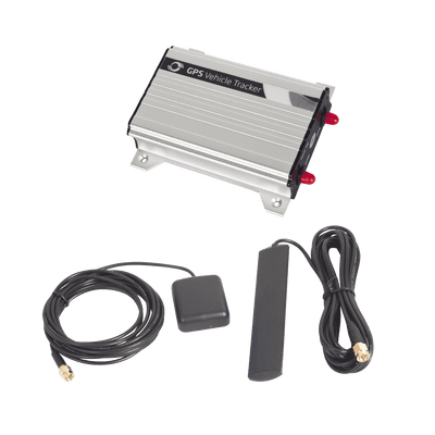 Localizador GPS 2G vía celular con múltiples entradas y salidas digitales, entradas análogas, opción para audio bidireccional,robusta carcasa de aluminio,botón de pánico y cable programador incluidos.