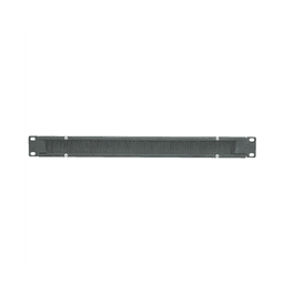 Tapa Ciega para Rack de 19in, Tipo Cepillo de Nylon, para Paso de Cables y Mejor Manejo Térmico, Color Negro, 1 UR