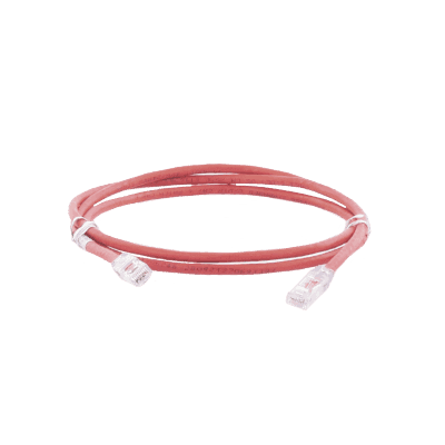 Cable de parcheo UTP Categoría 6, con plug modular en cada extremo - 2 m. - Rojo