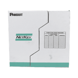 Bobina de cable UTP 305 m. de Cobre, NetKey, Azul, Categoría 5e (24 AWG), PVC (CM), de 4 pares