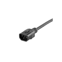 Cable de Alimentación Eléctrica Con Bloqueo Doble de Seguridad, de IEC C14 a IEC C13, 4 ft. de Largo, Color Negro, Paquete de 10 Piezas