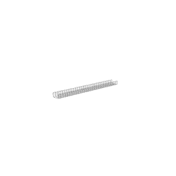 Charola Wire Basket de 12 in (304 mm) de Ancho, 6 in (152 mm) de Alto, 3 m de Largo, Hasta 626 Cables Cat6, Color Negro