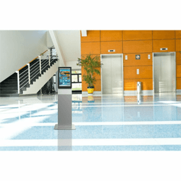 Montaje tipo Kiosko Para Pantallas Indoor Peerless-AV / Orientación Paisaje o Retrato / Base Plana Rectangular / Puertas Traseras con Seguridad / Gestión Interna de Cables / Compatible con Pantallas 15"-22"-32" / VESA 200x200