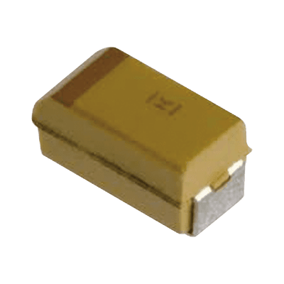 Capacitor de Tantalio tipo SMD de 10 uFd para C28, C29 y C48 del Monitor COM-3010.