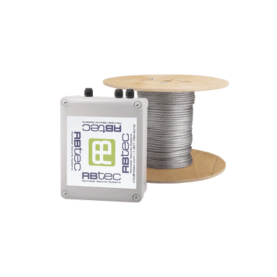 Kit de Cable Sensor Para Cercas Ciclónicas IRONCLAD / 75 METROS / 1 ZONA / Sin Falsas Alarmas por Viento / TODO Incluido/TARJETA LPU400/ Calibración por Software