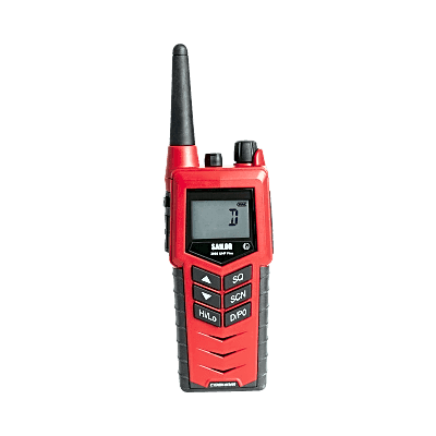 Radio portátil SAILOR 3965 UHF Fire Fighter, intrínsecamente seguro ATEX Class II 2G Ex ib IIB T4