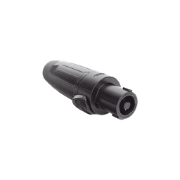 Conector Speakon | Hembra | 4 polos | carcasa negra | Cable AWG10 | 30A