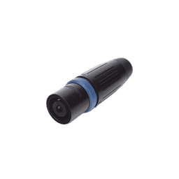 Speakon Conector de cable macho de 4 polos, carcasa negra, cable AWG10,  30A