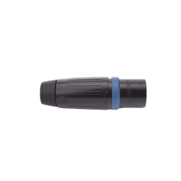 Speakon Conector de cable macho de 4 polos, carcasa negra, cable AWG10,  30A