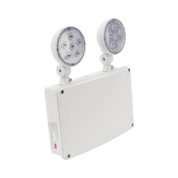 Letrero LED de SALIDA con Luz de Emergencia/Montaje Universal (pared, lateral o Techo)/Batería de Respaldo Incluida