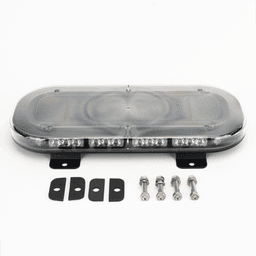 Mini Barra de Luces LED / 42 LED 360° / Ámbar/Blanco / 15 Pulgadas / Multivoltaje 12-24 Vcd / SAE / ECE R65
