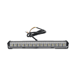 Luz Auxiliar de 45 LEDs Rojo, Ambar y Blanco, 11.42", 12 a 24 VCD