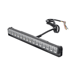 Luz Auxiliar de 45 LEDs Rojo, Ambar y Blanco, 11.42", 12 a 24 VCD