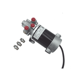 Bomba Hidráulica Reversible PUMP-3 / 12V DC / Flujo 1.6L (98 cu.in) por Minuto / Cilindro 160-550 cc (9.8 - 33.5 cu.in) / Conexiones ORB / Incluye 3 Adaptadores ORB-5 a 9/16 UNF / Compatible con SteadySteer