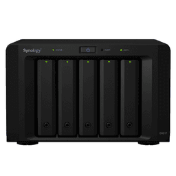 Unidad de Expansión Synology DX517 | 5 Bahías SATA HDD/SSD 3.5" y 2.5" | Puerto eSATA | Diseño Hot-Swap | Compatible con DS1517+ y DS1817+.