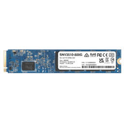 SSD NVMe M.2 SNV3410/3510 | SSD 800GB | Alto Rendimiento 400000 IOPS Lectura | 70000 IOPS Escritura | Resistencia 1022 TBW | Protección de Datos Integral | Análisis de Vida Útil | Diseñada para Sistemas Synology | Garant&iacute
