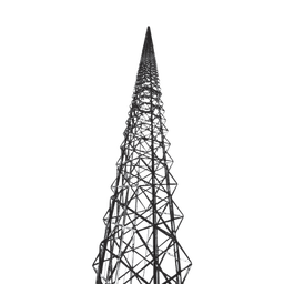 Torre autosoportada / Fibra de carbono / 18.3 m (60 pies) / 90 mph / 5000 lbs / Ultra ligera