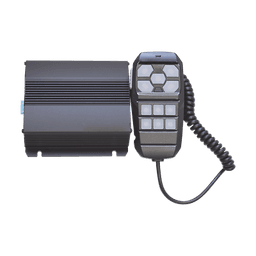 Sirena Vehicular de 100W de Potencia, Con Controlador Unimando Para Control de Tonos, 4 Luces Auxiliares y Microfono