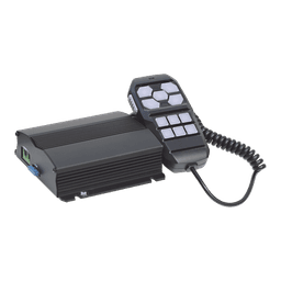 Sirena Vehicular de 100W de Potencia, Con Controlador Unimando Para Control de Tonos, 4 Luces Auxiliares y Microfono