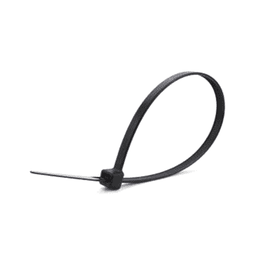 Corbata o Cincho de Nylon Color Negro, 4.8 x 280mm (100 piezas)