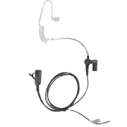 Micrófono Audífono de Solapa Para Radio Marino TXM52 / Tubo Acústico Transparente / 2 Cables / Audio Nítido en Transmisión y Recepción