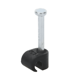 Grapa negra para Fibra óptica redonda de 3 mm (100pzs) (3101-00400)