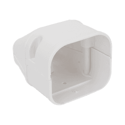 Kit de Canaletas Para la Organización de Tuberías y Cables Eléctricos en Instalaciones de Aire Acondicionado, Uso en Interiores y Exteriores, PVC Rígido, Ideal Para Minisplit, Contenido de Kit (11 Piezas), (3000-00000)