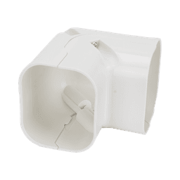 Kit de Canaletas Para la Organización de Tuberías y Cables Eléctricos en Instalaciones de Aire Acondicionado, Uso en Interiores y Exteriores, PVC Rígido, Ideal Para Minisplit, Contenido de Kit (11 Piezas), (3000-00000)