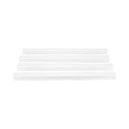 Kit de Canaletas Para la Organización de Tuberías y Cables Eléctricos en Instalaciones de Aire Acondicionado, Uso en Interiores y Exteriores, PVC Rígido, Ideal Para Minisplit, Contenido de Kit (11 Piezas), (3000-00000)