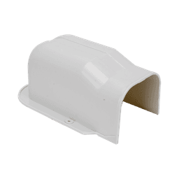 Kit de Canaletas Para la Organización de Tuberías y Cables Eléctricos en Instalaciones de Aire Acondicionado, Uso en Interiores y Exteriores, PVC Rígido, Ideal Para Minisplit, Contenido de Kit (11 Piezas), (3000-00000)