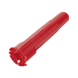 Paquete Con 10 Taquetes Rojos de 1/4" y 10 tornillos 10 x 1 1/2" (4.82 x 38 mm) (1103-05002)