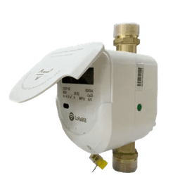 Medidor Ultrasónico de Agua LoRaWAN / 1/2 Pulgada / Bidireccional Nivel 2 / IP68 / Válvula Integrada / LCD 9 Dígitos / Batería 6+1 Años
