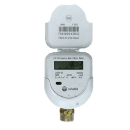 Medidor Ultrasónico de Agua LoRaWAN / 3/4 Pulgada / Bidireccional / Válvula Integrada / IP68 / LCD 9 Dígitos