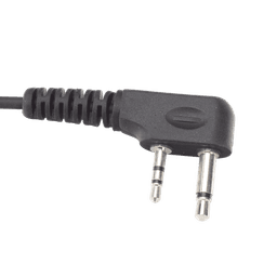 Micrófono - audífono de solapa con tubo acústico transparente para ICOM IC-F11/ 14/ 3021/ 3013/ 3103/ 3003/ 1100D/2100D