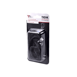 Micrófono - audífono de gancho ajustable al oído con conector de dos pines para KENWOOD Y TXPRO