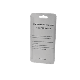 Micrófono - audífono de gancho ajustable al oído con conector de dos pines para KENWOOD Y TXPRO